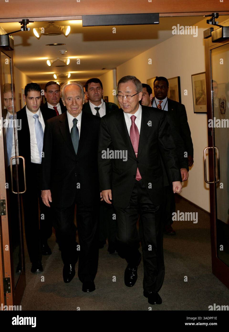 Nazioni Unite - New York - USA - 11 novembre 2008 - Segretario generale Ban Ki-Moon (immagine di credito: Luiz Rampelotto/ZUMAPRESS.com) Foto Stock