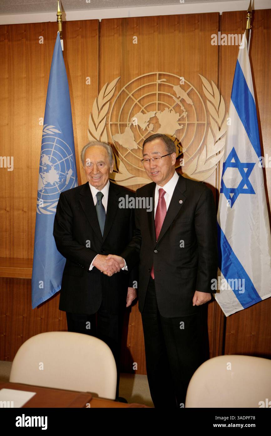 Nazioni Unite - New York - USA - 11 novembre 2008 - Segretario generale Ban Ki-Moon (immagine di credito: Luiz Rampelotto/ZUMAPRESS.com) Foto Stock