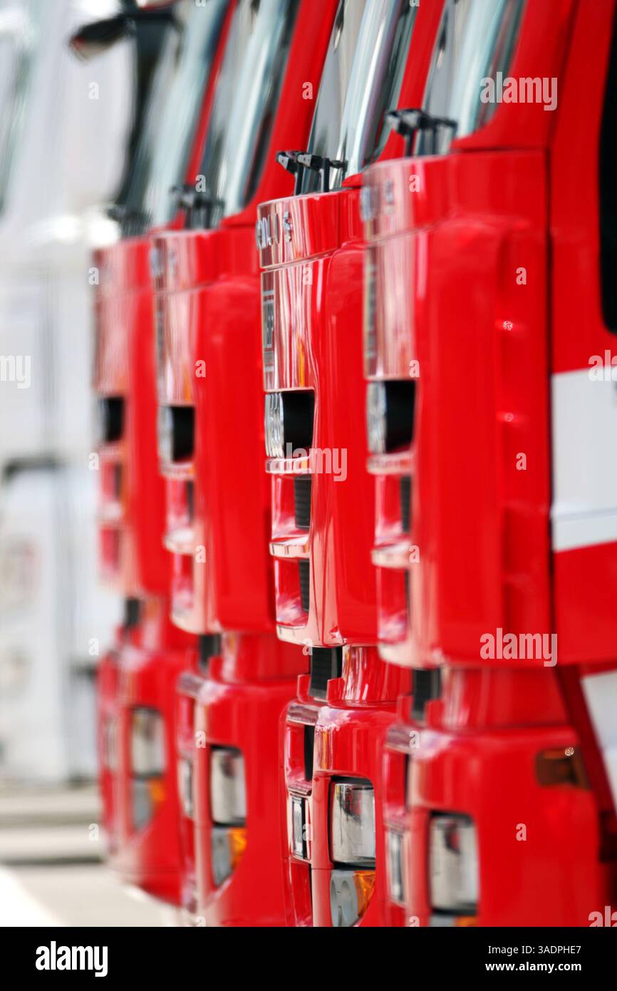 Ferrari Trucks...Campionato del mondo di Formula 1, Rd 5, Gran Premio di Turchia, preparativi, Istanbul Park, Turchia, giovedì 8 maggio 2008 (immagine di credito: Sutton Motorsports/ZUMAPRESS.com) Foto Stock