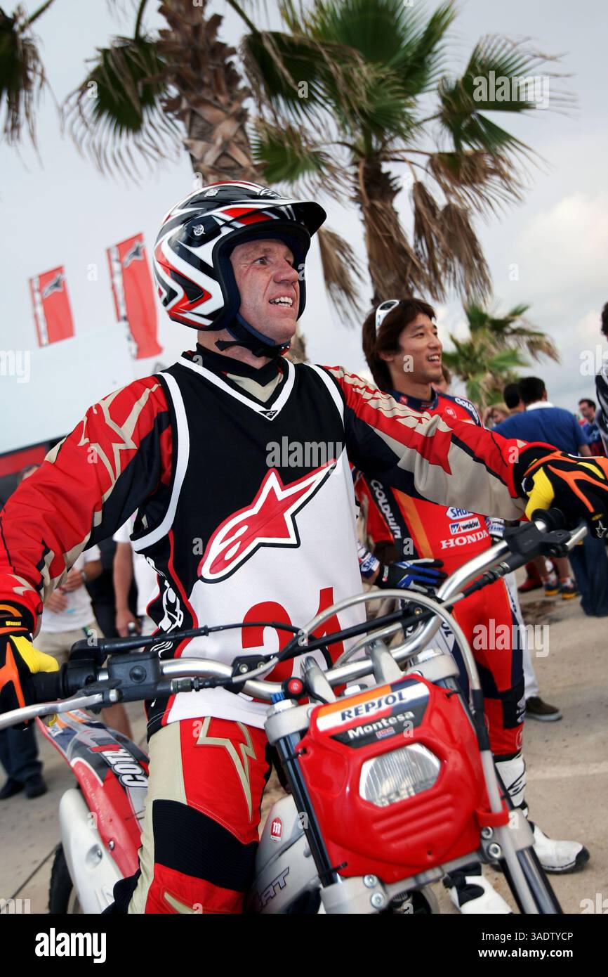 Randy Mamola (immagine di credito: Sutton Motorsports/ZUMAPRESS.com) Foto Stock