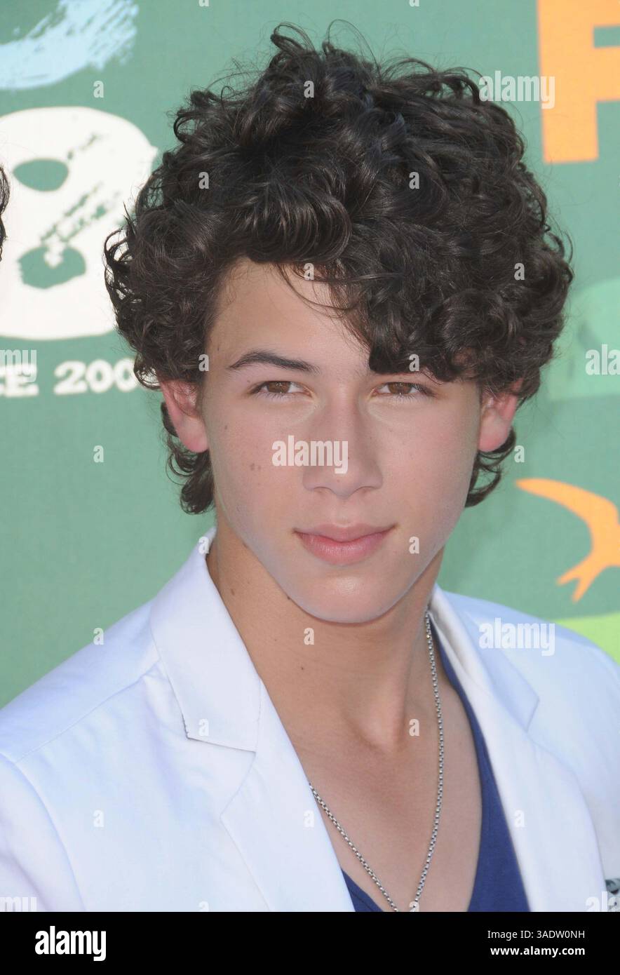 3 agosto 2008 - Los Angeles, California, Stati Uniti - cantante NICK JONAS (immagine di credito: Jeff Frank/ZUMAPRESS.com) Foto Stock
