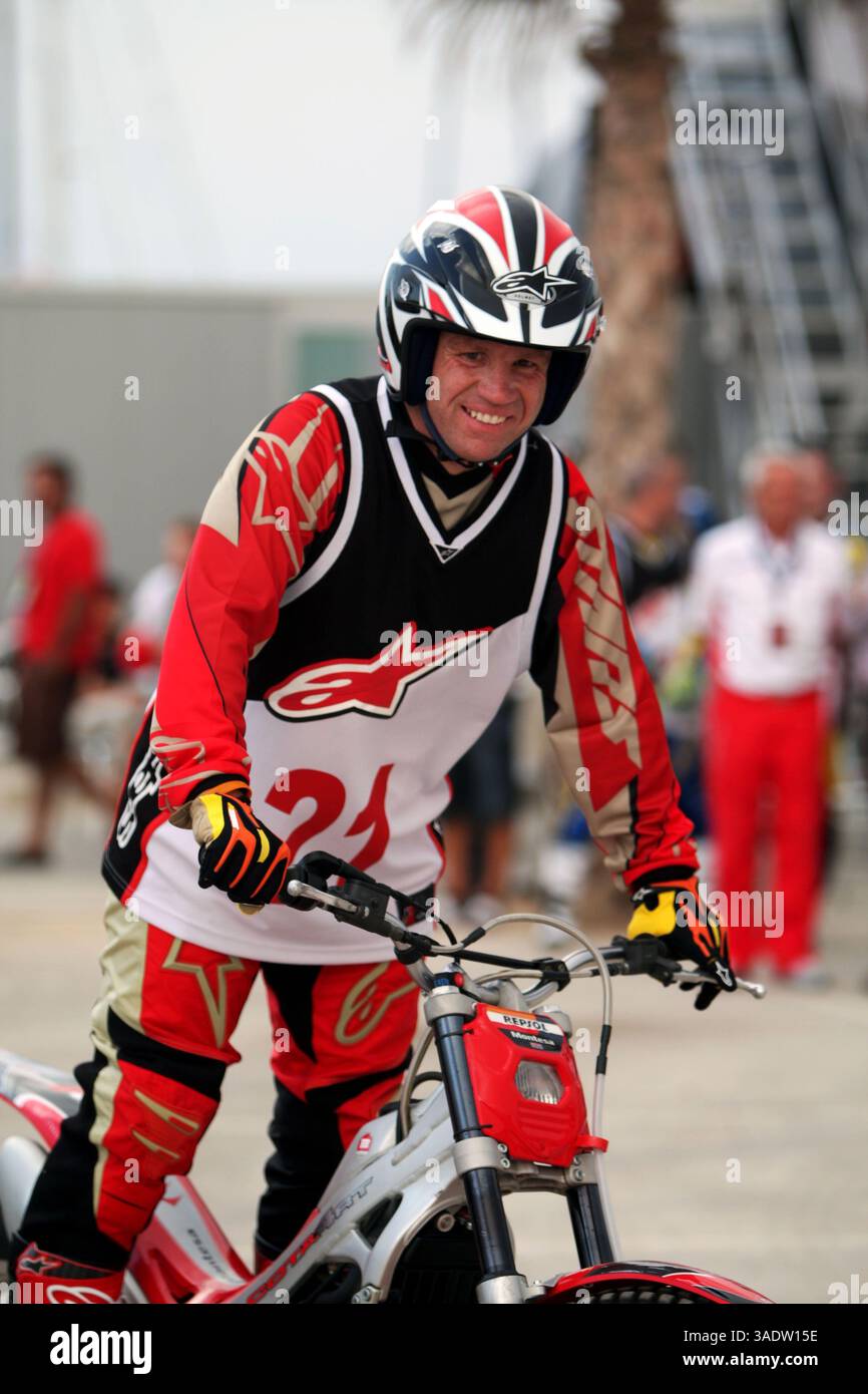 Randy Mamola (immagine di credito: Sutton Motorsports/ZUMAPRESS.com) Foto Stock