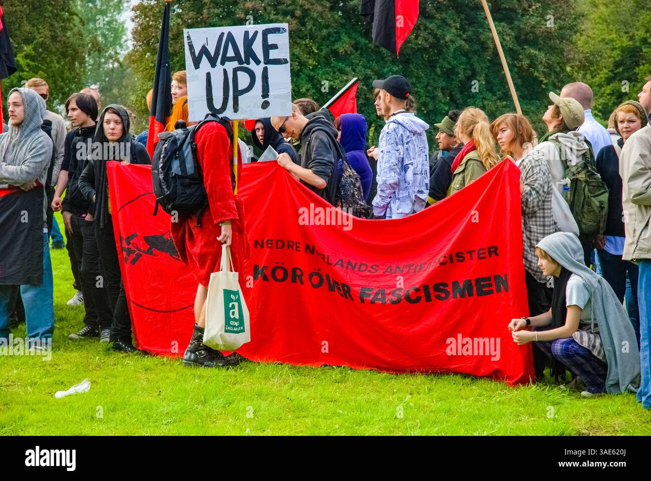 Riunione durante il Forum sociale europeo a Malmo nel 2008 Foto Stock