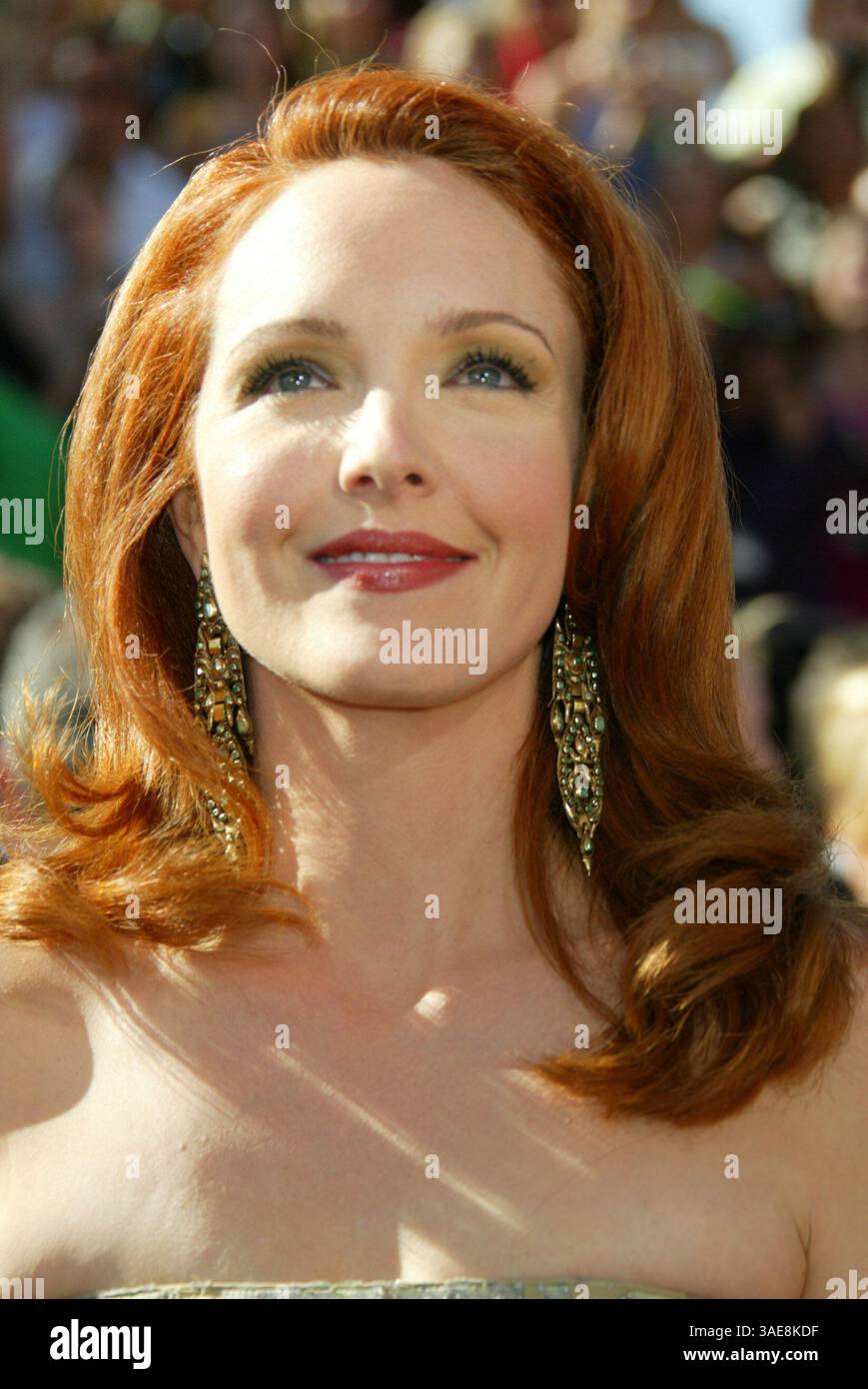19 settembre 2004; Los Angeles, CA, Stati Uniti; EMMYS 2004: AMY YASBECK arriva al 56° Annual Primetime Emmy Awards tenutosi allo Shrine Auditorium di Los Angeles. (Immagine di credito: Lisa o'Connor/ZUMAPRESS.com) Foto Stock
