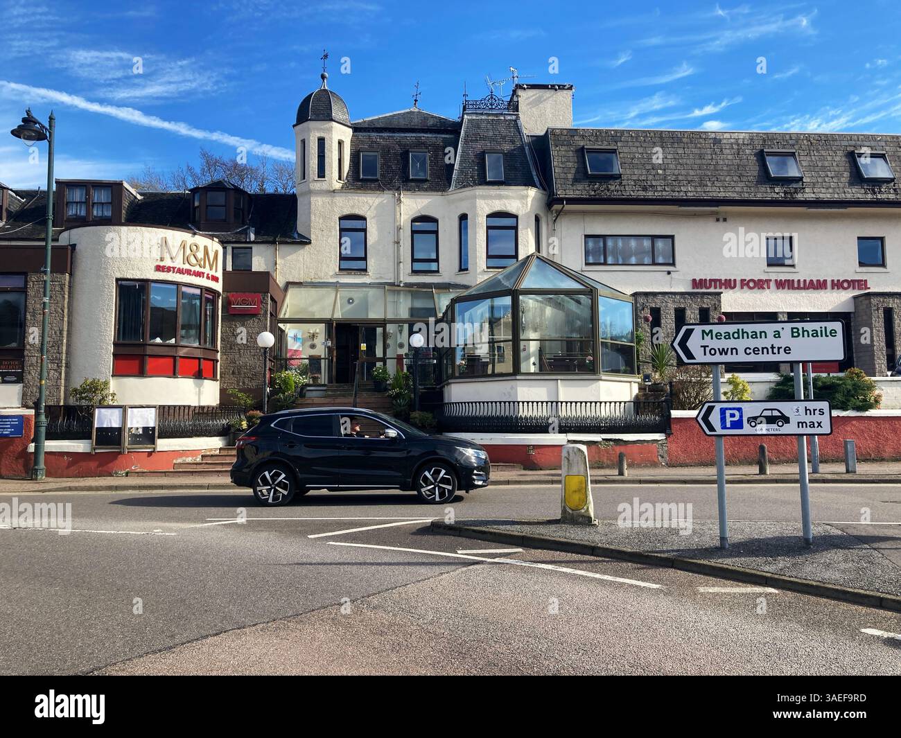 Mutha Fort William Hotel, Fort William, Scozia - Immagine stock catturata con smartphone