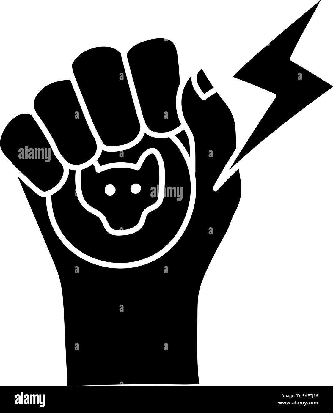 Icona nera disegnata a mano con una moneta Illustrazione Vettoriale