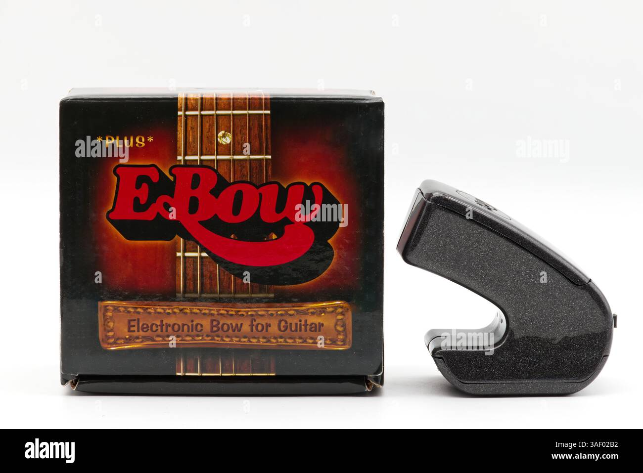 EBow Plus portatile, arco elettronico per chitarre. Foto Stock