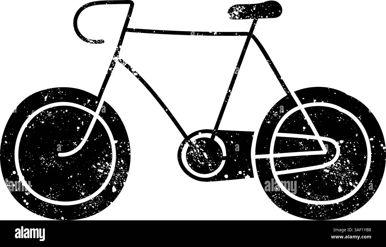 Indica l'icona nera disegnata a mano in un look grunge Illustrazione Vettoriale