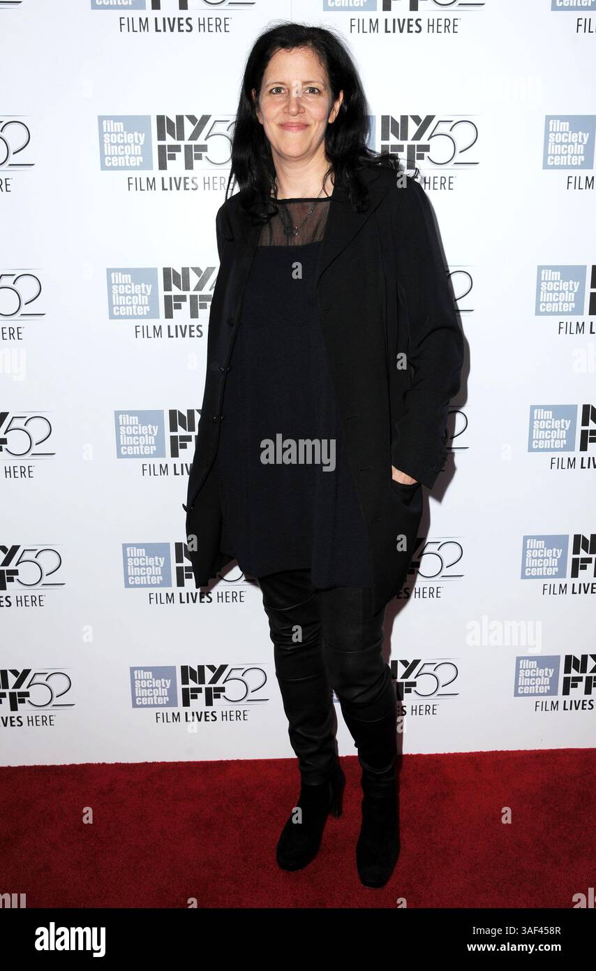 Laura Poitras alla proiezione di "CITIZENFOUR" al New York Film Festival 2014 a New York City - 10 ottobre 2014 Foto Stock
