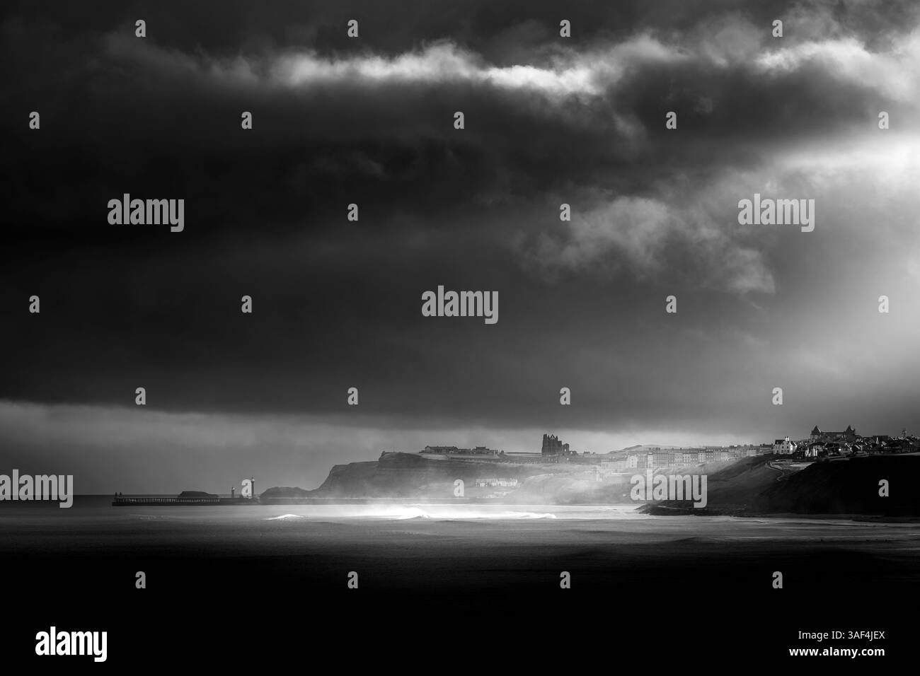 INVERNO A WHITBY Foto Stock