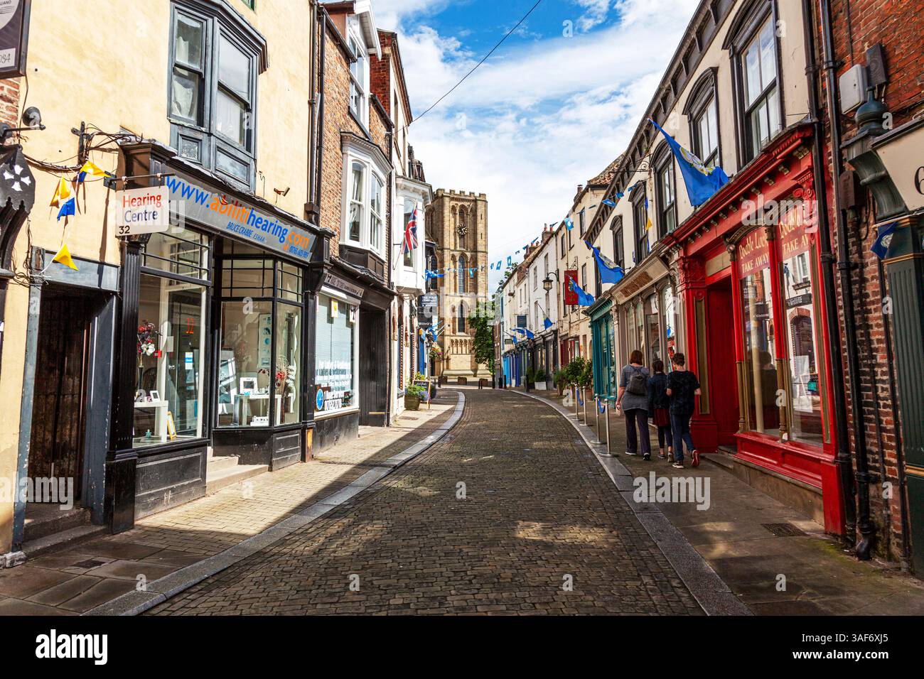 La Chiesa Cattedrale di San Pietro e di San Wilfrid Ripon, noto come cattedrale di Ripon, è una cattedrale nel North Yorkshire città di Ripon, cattedrale di Ripon, Foto Stock