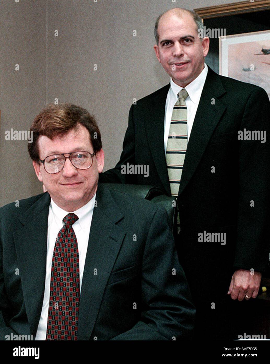 PT.107150.- CONSEGNA A:.pasco.- 17/7/2000.- Port Richey.- INFORMAZIONI DIDASCALIA:. Ritratto di Don Kaltenbach (CQ per segretario ) (L) e David Ristoff (immagine di credito: St Petersburg Times/ZUMAPRESS.com) Foto Stock