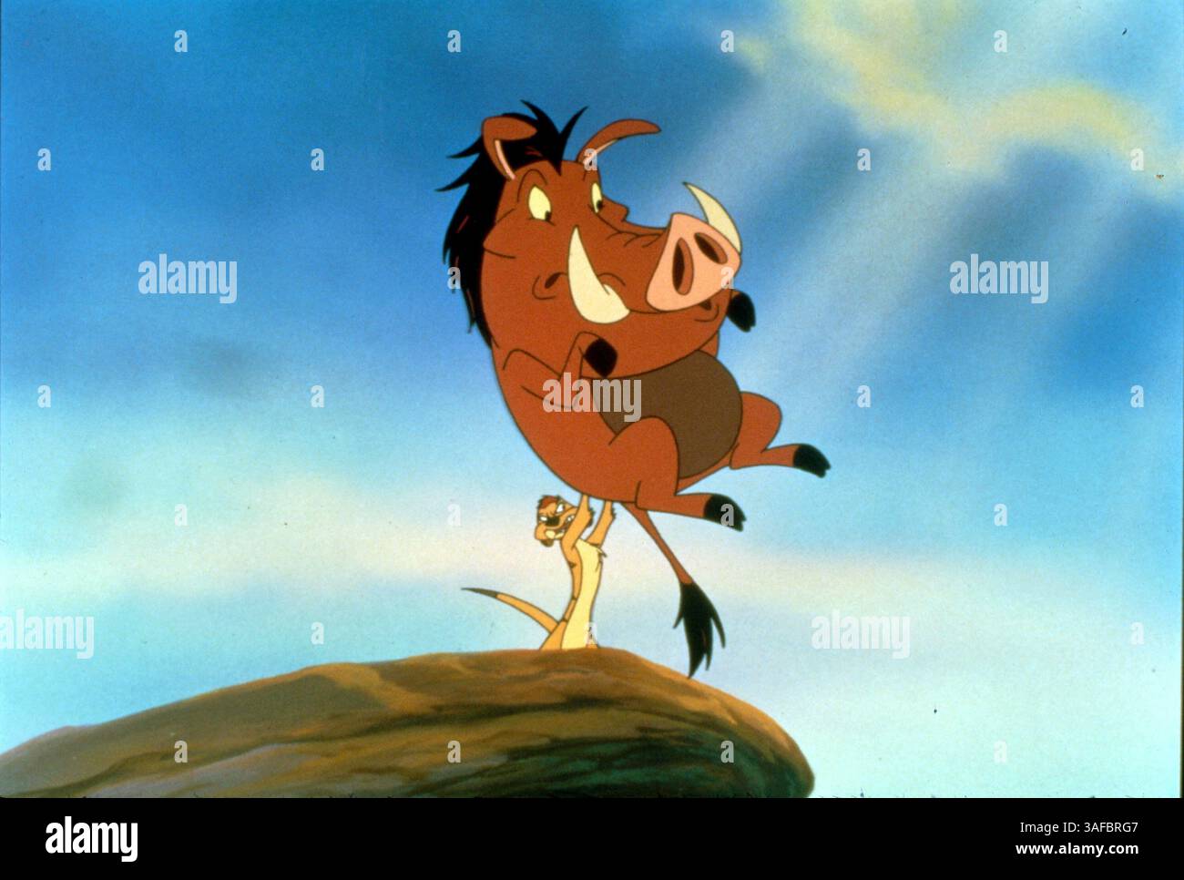 29 novembre 2000; Hollywood, CA, Stati Uniti; TIMON e PUMBAA in "il Re Leone". (Immagine di credito: ZUMA Press/ZUMAPRESS.com) Foto Stock
