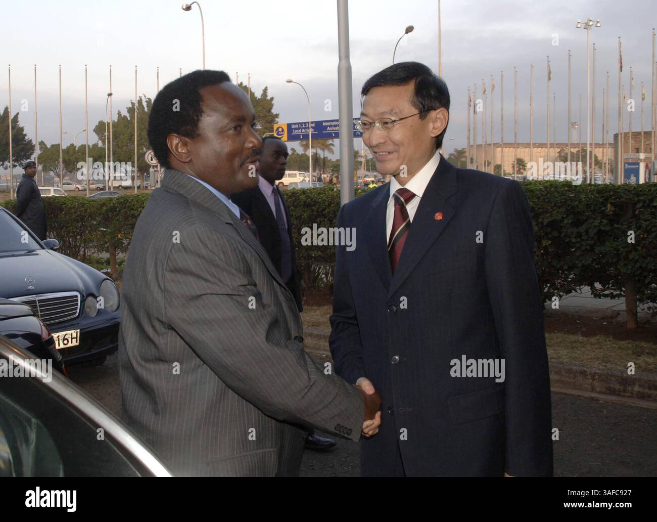 6 agosto 2008 - Pechino, Cina - Ambasciatore cinese in Kenya Zhang Ming (immagine di credito: ZUMA Press/ZUMAPRESS.com) Foto Stock