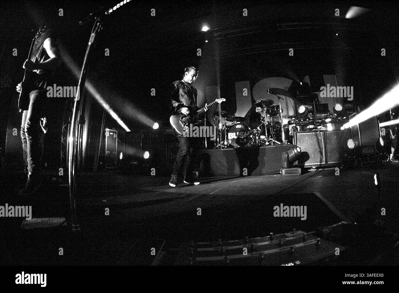 3 agosto 2012 - Tampa, Florida, USA - GAVIN ROSSDALE dei BUSH, si esibisce dal vivo in concerto al Ritz, a Ybor City, Florida. (Immagine di credito: © David Roseblum/ZUMAPRESS.com) Foto Stock