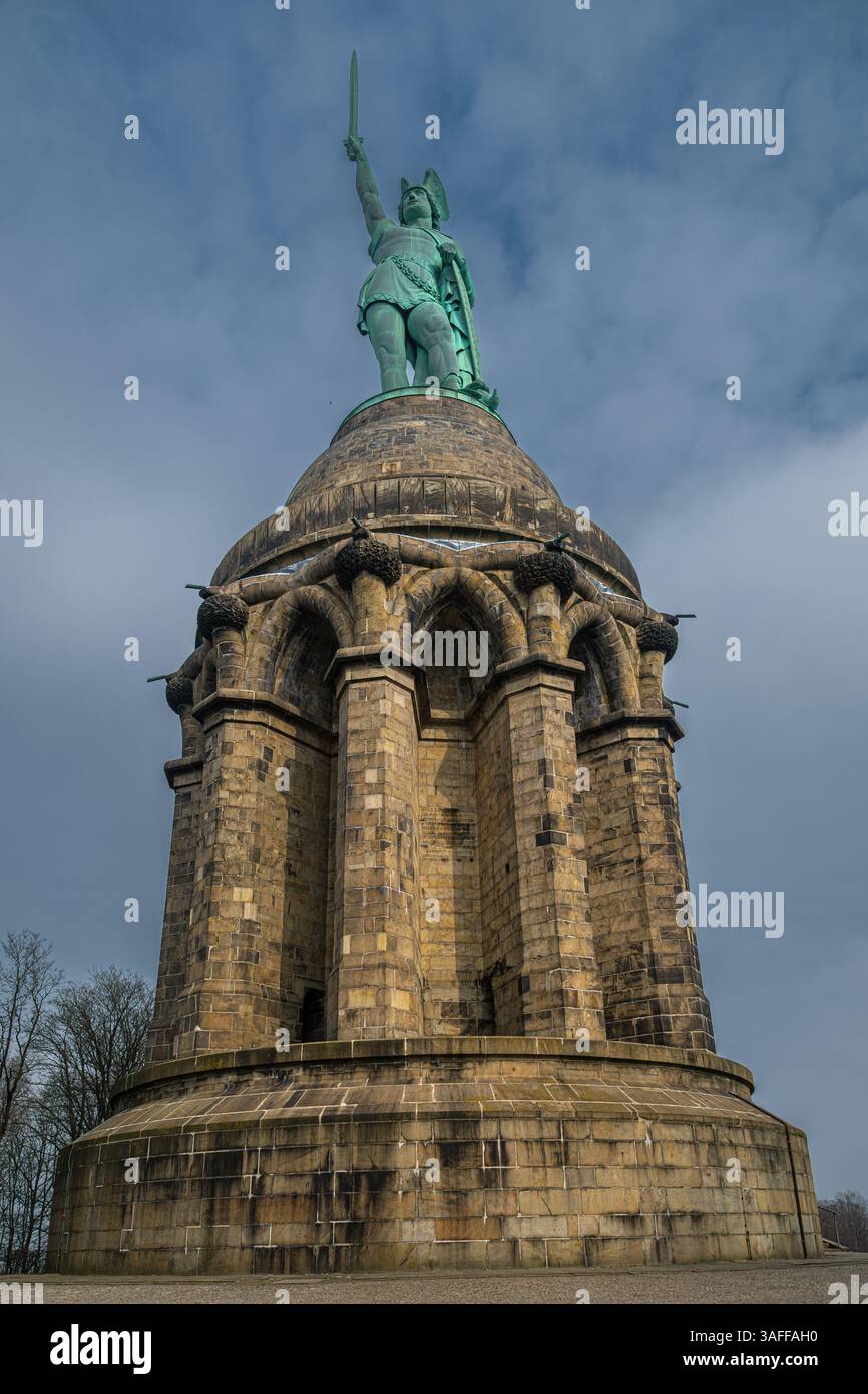 Hermann Memorial a Lippe, Germania Foto Stock