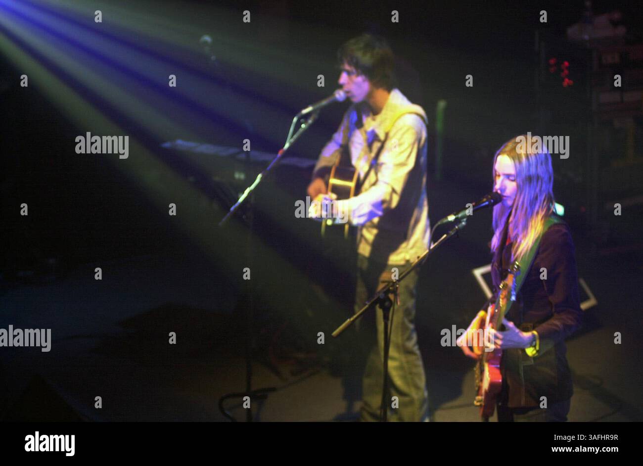 Aimee Mann in concerto al 9:30 Club a NW Washington DC, giovedì 6 febbraio 2003. (Immagine di credito: The Washington Times/ZUMAPRESS.com) Foto Stock