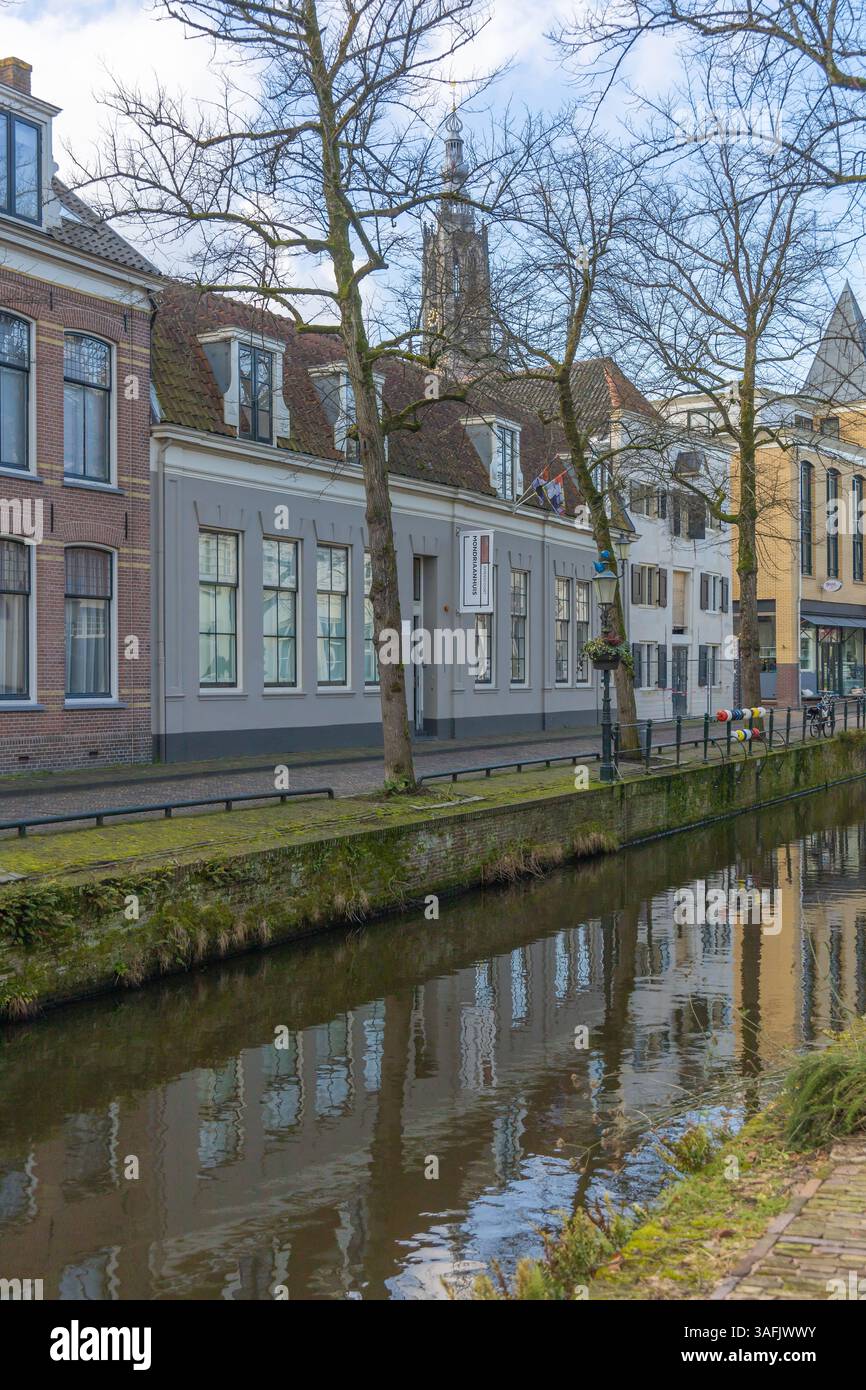 Luogo di nascita del pittore Piet Mondriaan, situato nel centro storico di Amersfoort. Foto Stock