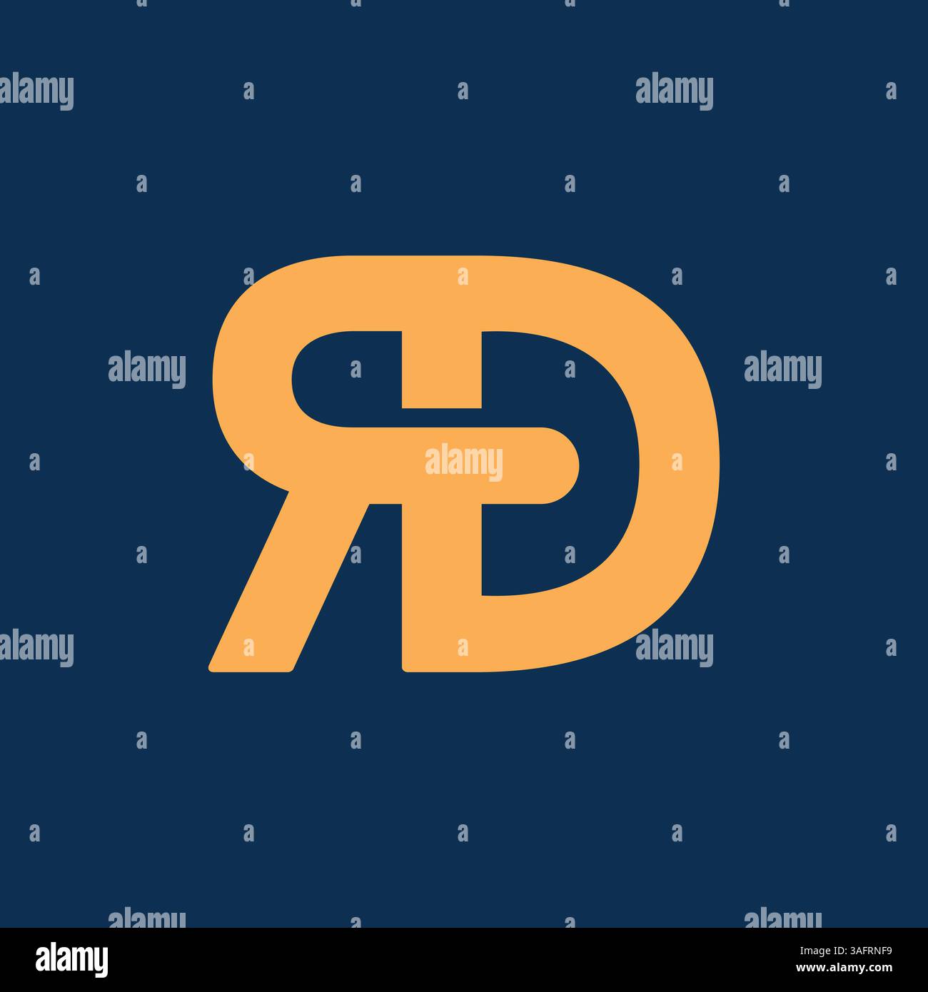 Vettore modello logo Letter Rd o dr Illustrazione Vettoriale