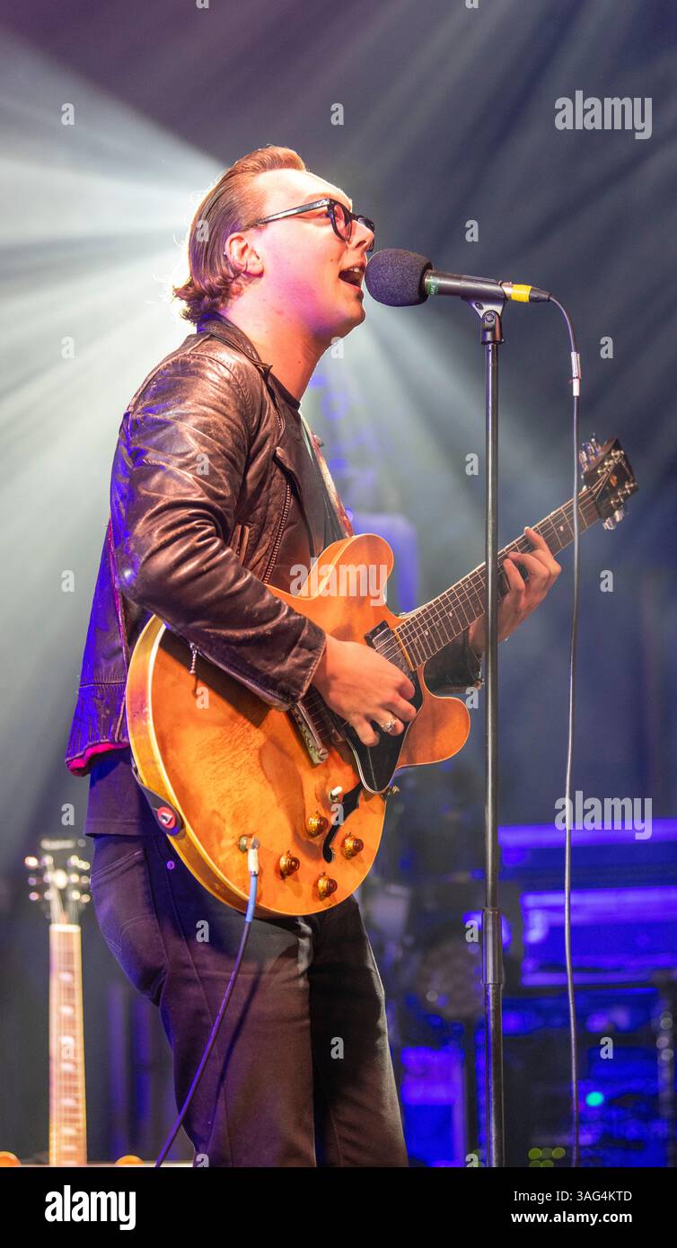 James McKinley vive al Red Rooster 24 Foto Stock