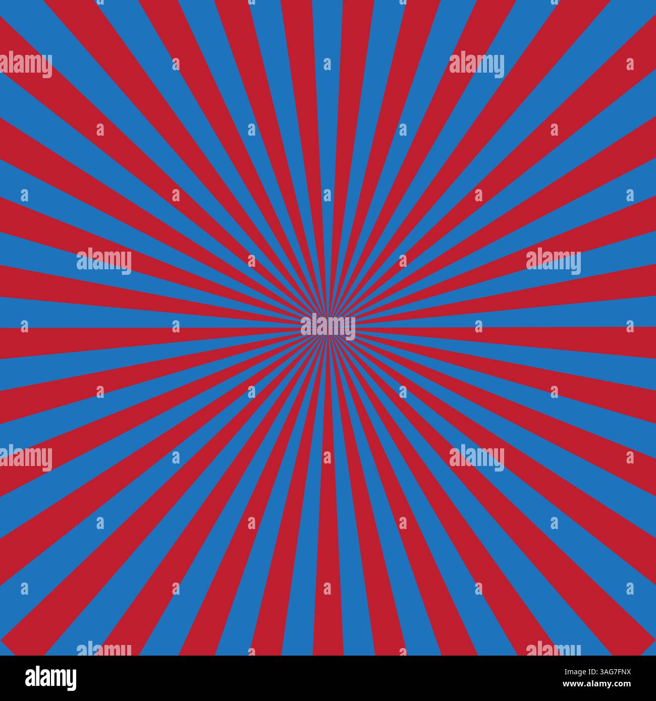Spirale blu rossa. Sfondo illusorio ottico. Schema radiale astratto. Effetto di sfocatura del movimento. Illustrazione Vettoriale