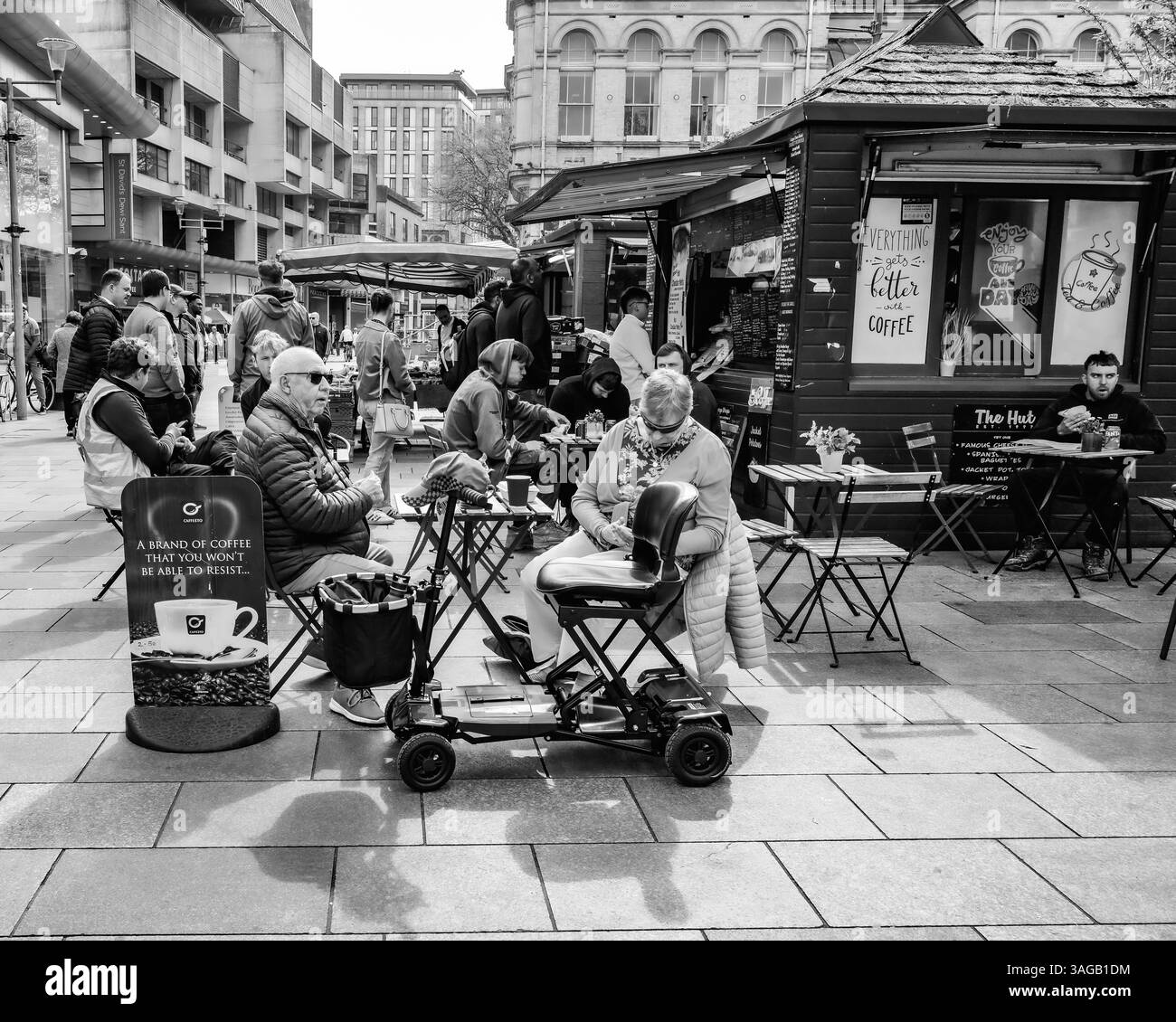 Snack Bar Cardiff. Il famoso locale dove mangiare quando si è in città. Foto Stock