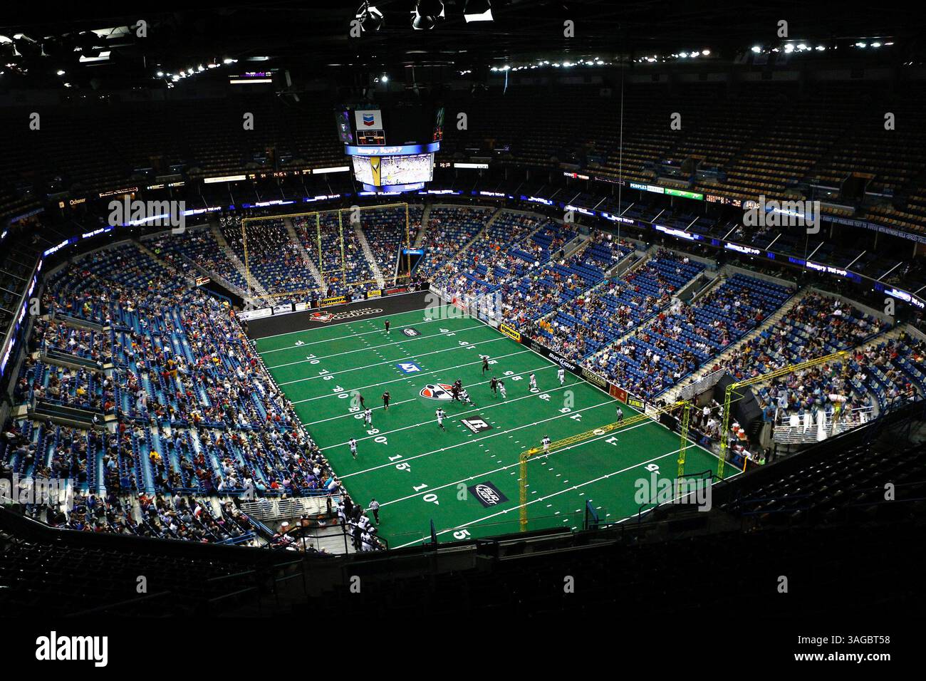 18 maggio 2012: The New Orleans Voodoo affronta gli Orlando Predators durante il football AFL alla New Orleans Arena di New Orleans, LOUISIANA. (Immagine di credito: © Jonathan Bachman/Cal Sport Media/ZUMAPRESS.com) Foto Stock