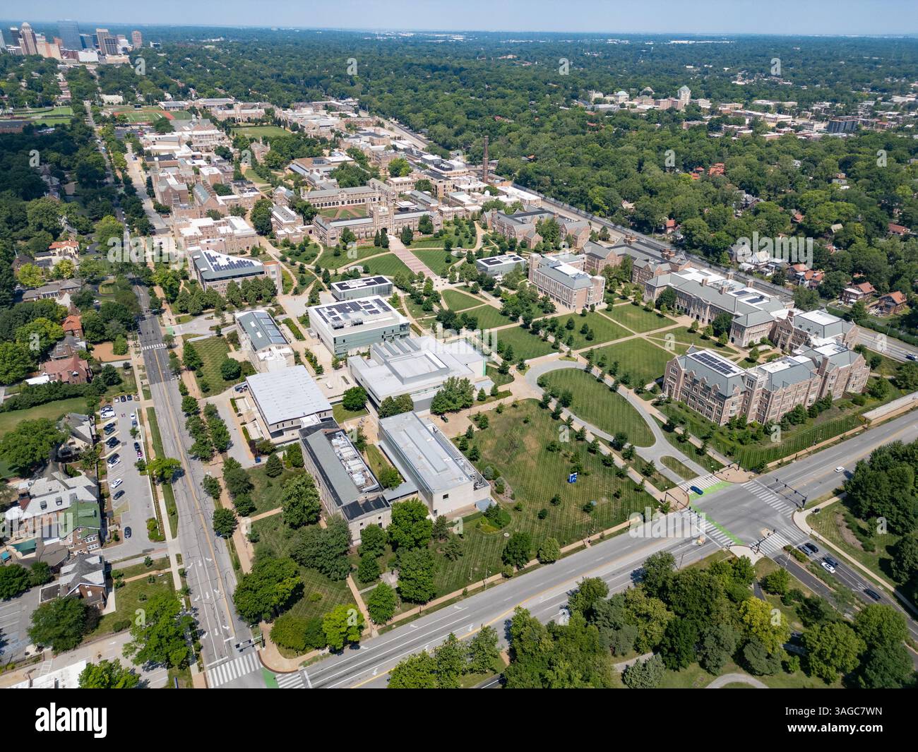 WUSL, Washington University di St Louis, Missouri Foto Stock
