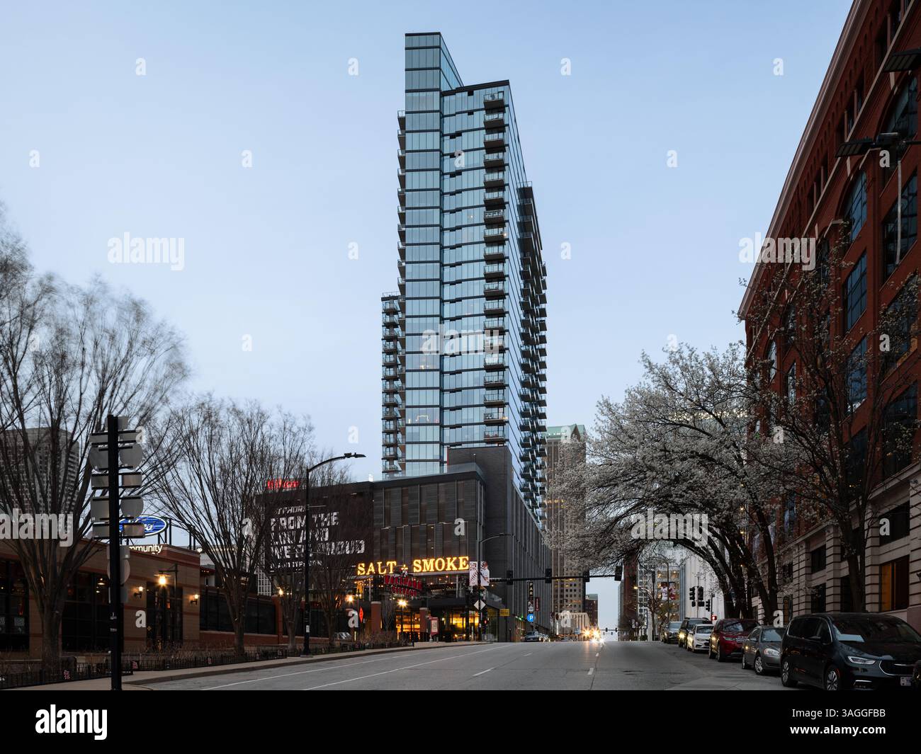 One Cardinal Way, posizione: St. Louis, Missouri, architetto: Hord Coplan Macht Foto Stock