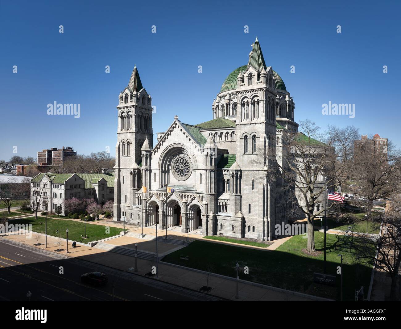 Basilica della Cattedrale di St. Louis, ubicazione: St. Louis, Missouri, architetto: Barnett, Haynes & Barnett Foto Stock