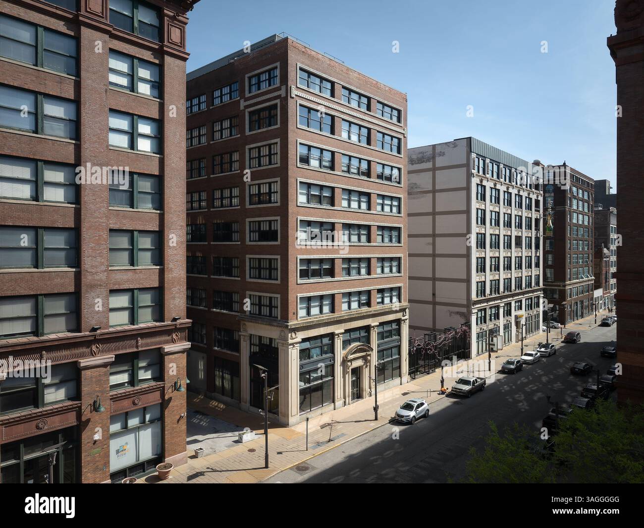 Railway Lofts, ubicazione: St. Louis, Missouri, architetto: Eames & Young Foto Stock