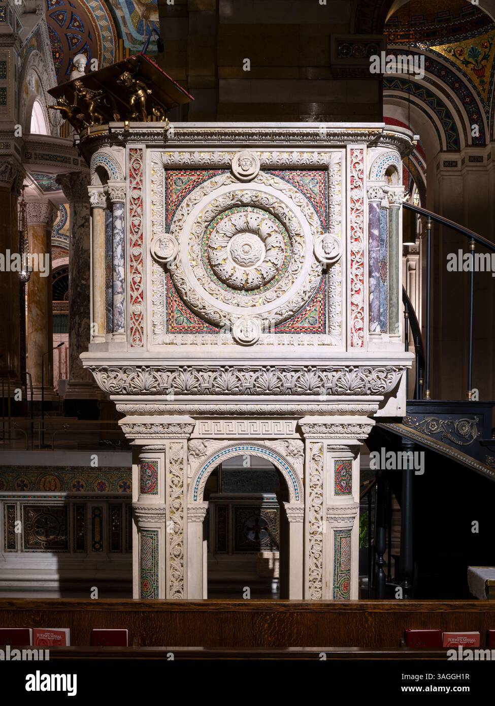 Basilica della Cattedrale di St. Louis, ubicazione: St. Louis, Missouri, architetto: Barnett, Haynes & Barnett Foto Stock