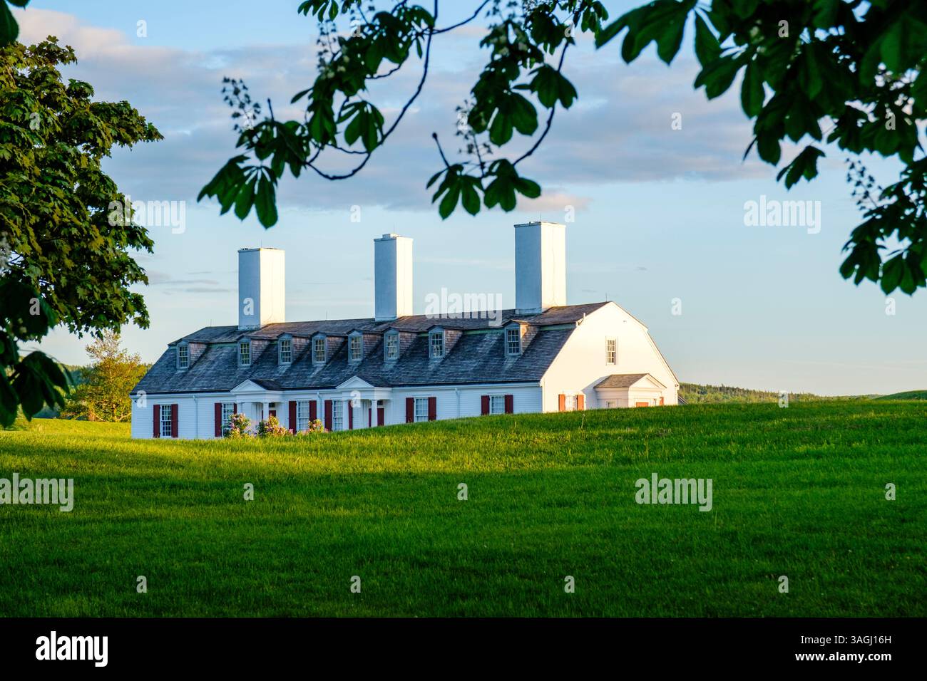 Historic Parks Canada Fort Anne, quartieri degli ufficiali, Annapolis Royal, Maritimes, nuova Scozia, Canada Foto Stock