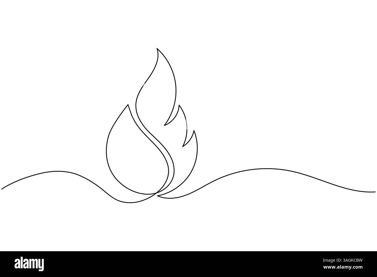 Crea un disegno continuo su una linea e un'icona vettoriale isolata in stile minimalista Illustrazione Vettoriale