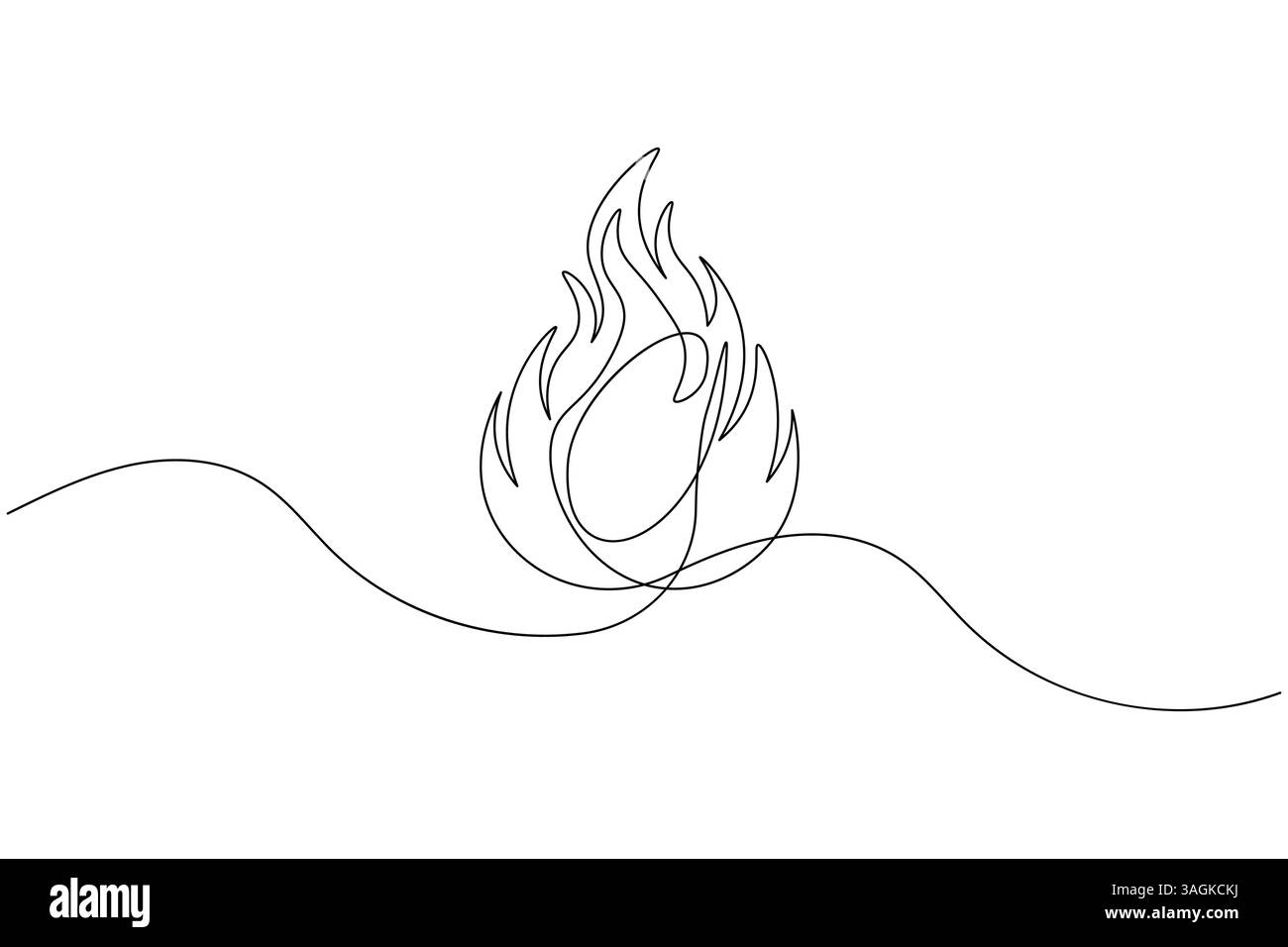 Crea un disegno continuo su una linea e un'icona vettoriale isolata in stile minimalista Illustrazione Vettoriale