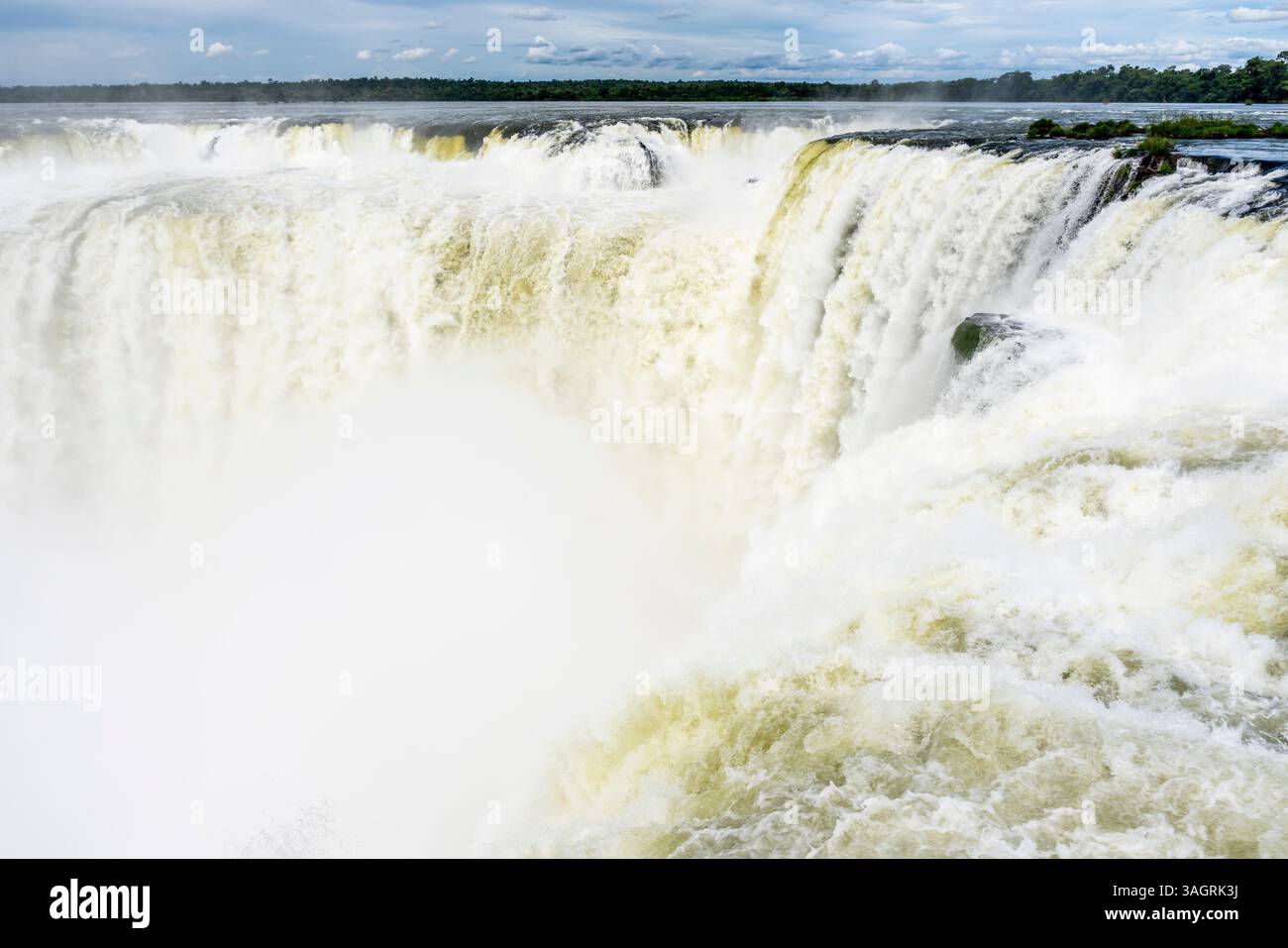 Gola del Diavolo (Garganta del Diablo), Cascate di Iguazu, Parco Nazionale di Iguazu, Provincia di Misiones, Argentina Foto Stock