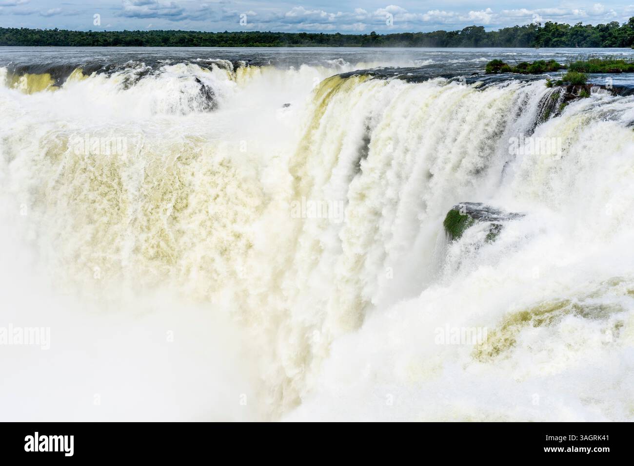 Gola del Diavolo (Garganta del Diablo), Cascate di Iguazu, Parco Nazionale di Iguazu, Provincia di Misiones, Argentina Foto Stock
