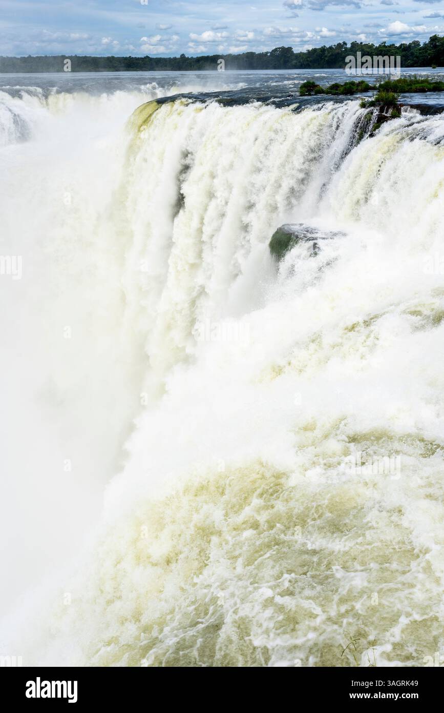 Gola del Diavolo (Garganta del Diablo), Cascate di Iguazu, Parco Nazionale di Iguazu, Provincia di Misiones, Argentina Foto Stock