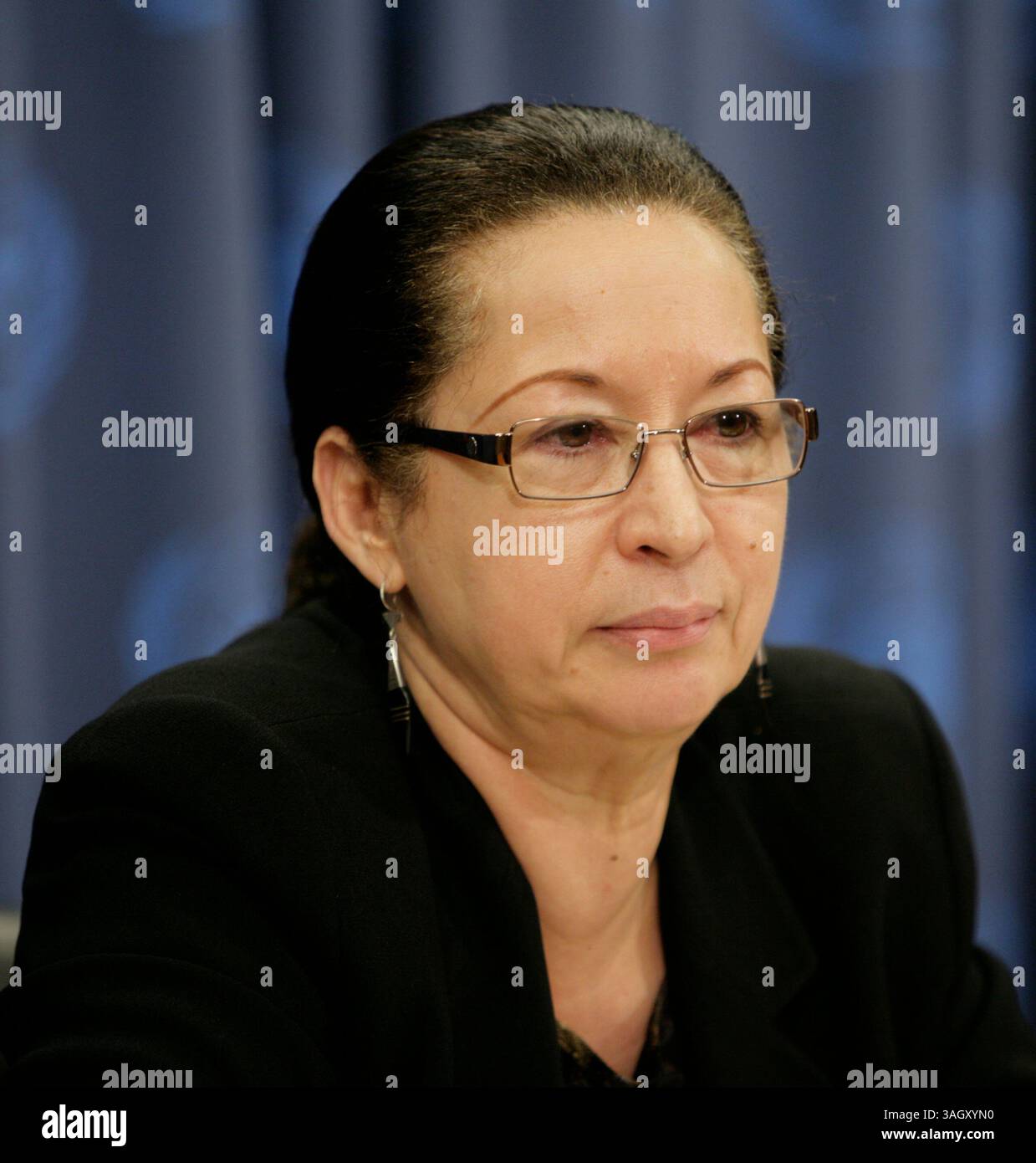 Nazioni Unite - USA - NYC - giugno 25 2009 - Michele Montas, portavoce del Segretario generale, (immagine di credito: © Luiz Rampelotto/ZUMA Press) Foto Stock
