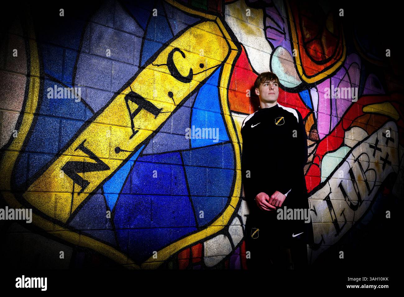 ZUNDERT, PAESI BASSI - 6 DICEMBRE: Leo Sauer durante un servizio fotografico il 6 dicembre 2024 a Zundert, Paesi Bassi. (Foto di Broer van den Boom/Orange Pictures) Foto Stock