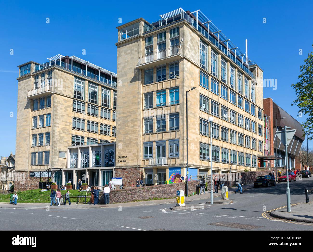 Palazzo del Senato, campus dell'Università di Bristol, Bristol, Inghilterra, Regno Unito Foto Stock