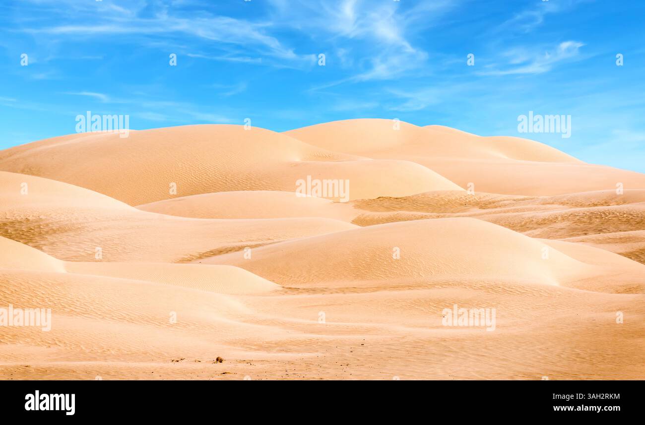 Imperial Sand Dunes a Brawley, California. Foto Stock