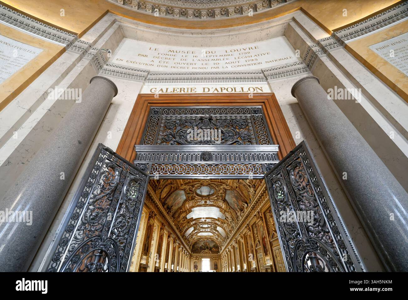 LOUVER Museum DI PARIGI Foto Stock