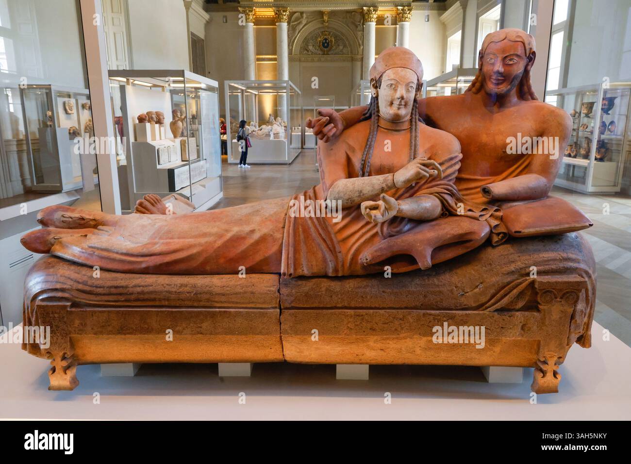 LOUVER Museum DI PARIGI Foto Stock