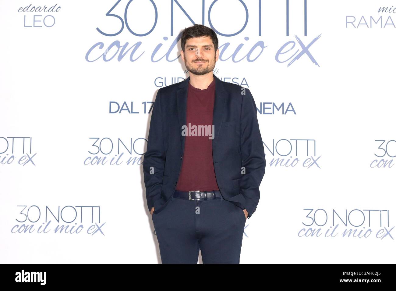 Claudio Colica beim Photocall zum Kinofilm 30 notti con il mio ex im Cinema Barberini. ROM, 09.04.2025 *** Claudio Colica al photocall per il film 30 notti con il mio ex al Cinema Barberini Roma, 09 04 2025 foto:XA.XM.xTinghinox/xFuturexImagex 5444 Foto Stock