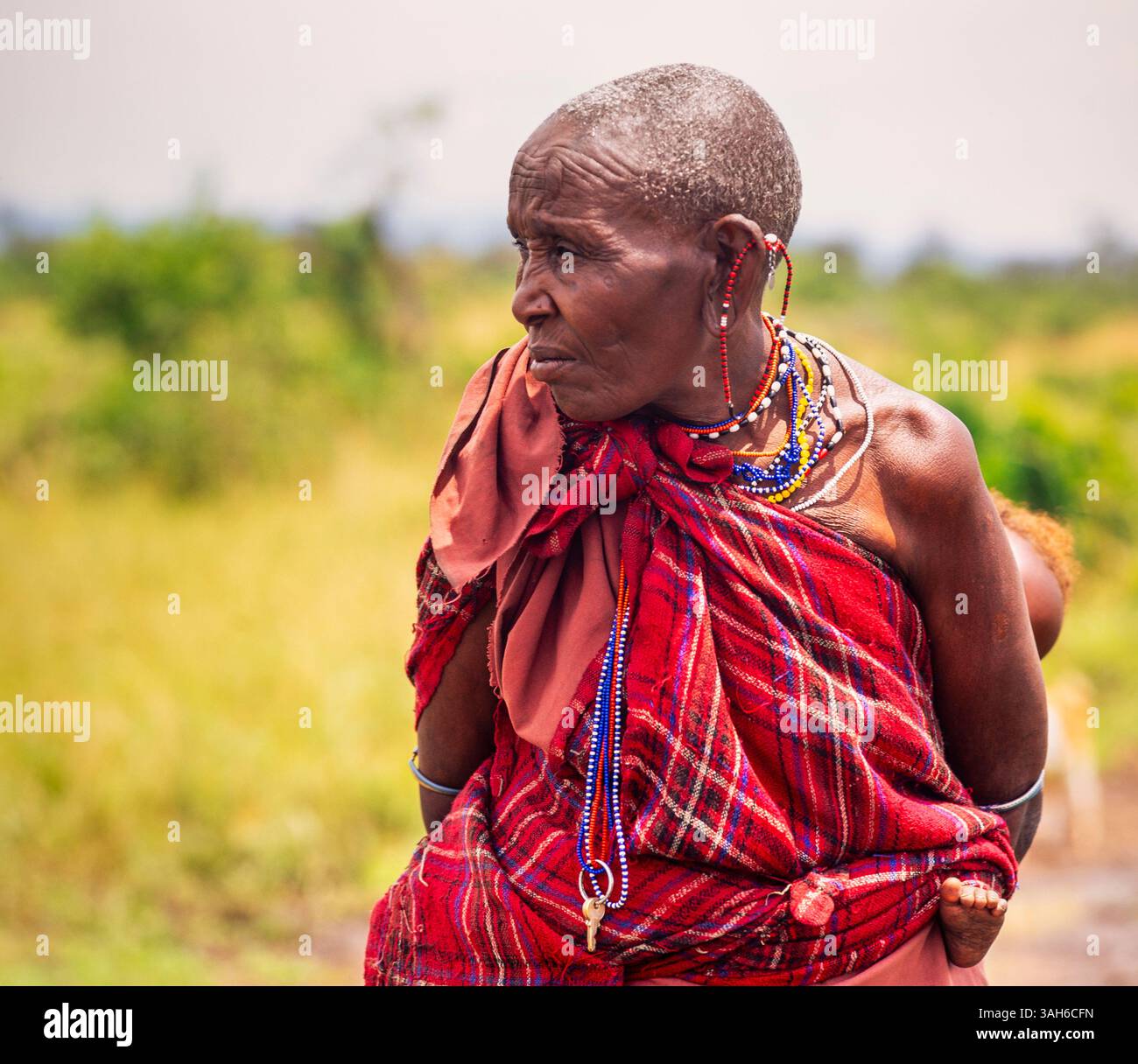 Donna Masai, Kenya Foto Stock