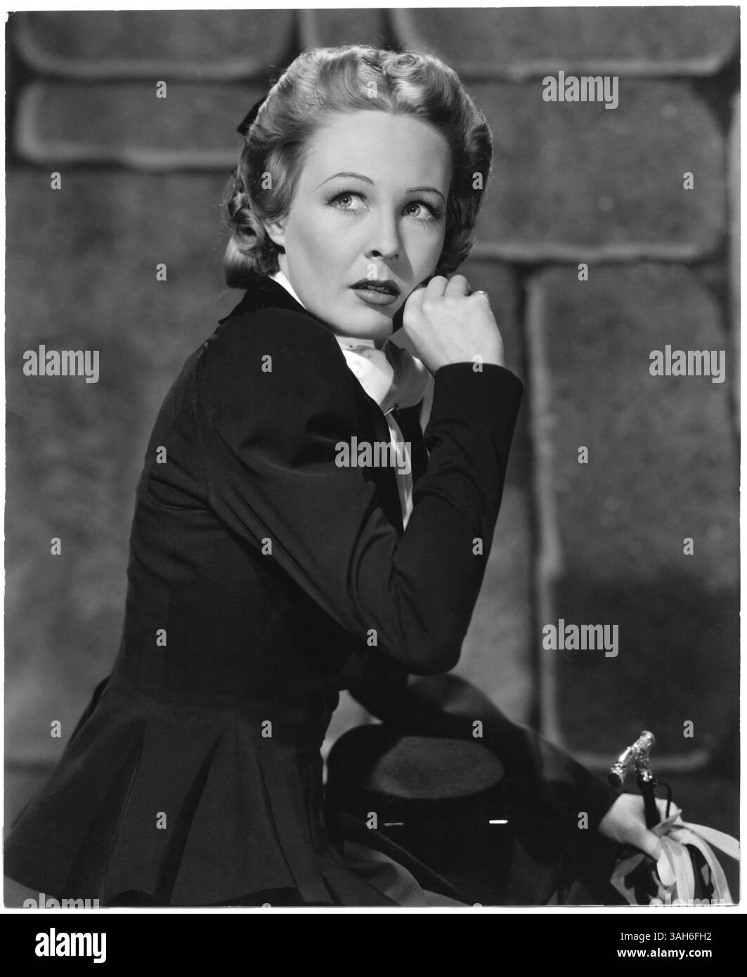 13 marzo 2015 - Wendy Barrie, sul set del film ''The Hound of the Baskervilles'', 1939 (Credit Image: © Glasshouse/ZUMA Wire) Foto Stock