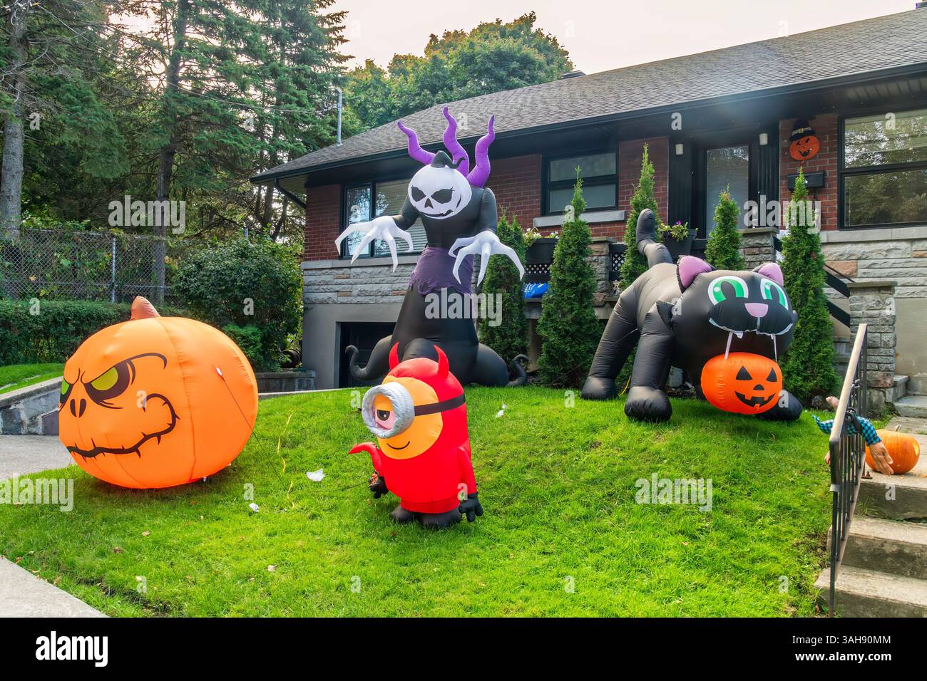 Decorazioni di Halloween Foto Stock