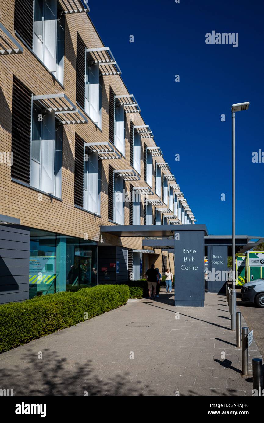 Rosie Hospital e Rosie Birth Centre Cambridge Regno Unito. Importante ospedale di maternità adiacente all'Addenbrookes Hospital di Cambridge. Foto Stock