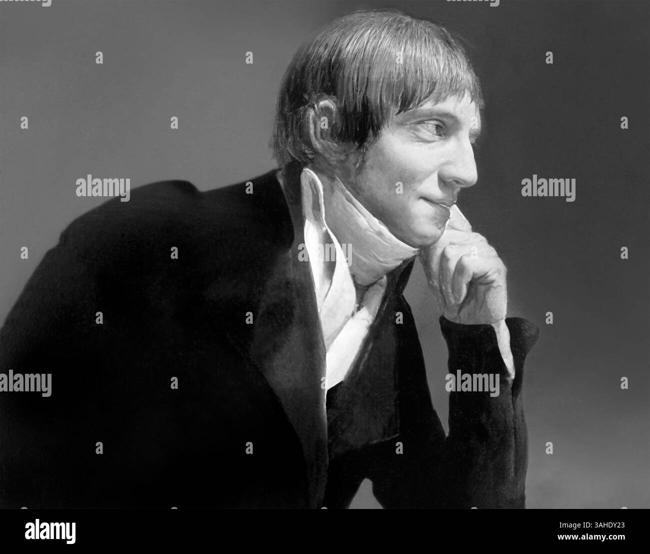 Pierre-Joseph Redouté (1759–1840), pittore e botanico dei Paesi Bassi austriaci noto per i suoi acquerelli di rose, gigli e altri fiori al Château de Malmaison. È stato definito il più grande illustratore botanico di tutti i tempi. Foto Stock